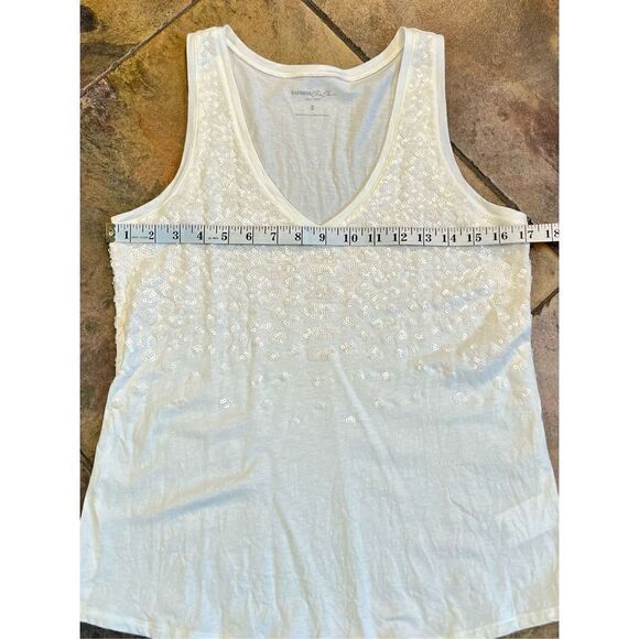 Express One Eleven Easy Sequin Tank Medium - Picture 6 of 11